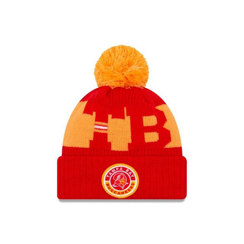 NFL Tampa Bay Buccaneers Historic Cold Weather Sport Knit (UWD7917) - Orange New Era Beanies